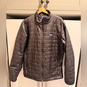 Patagonia Black Nano puff Jacket 
Men’s size Large
VG Good used condition